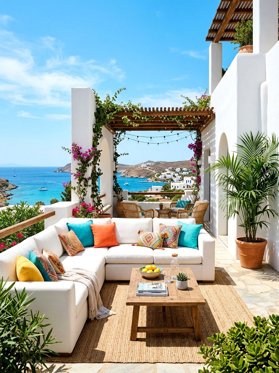 Open Air Lounge - 30 Mediterranean exterior courtyard ideas