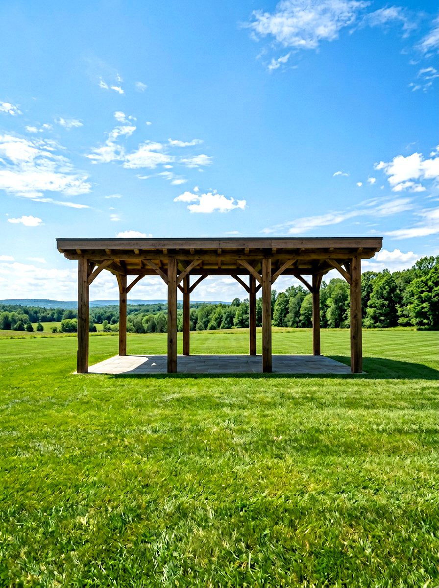 30 Rustic Pavilion Ideas for Gatherings Under Open Skies