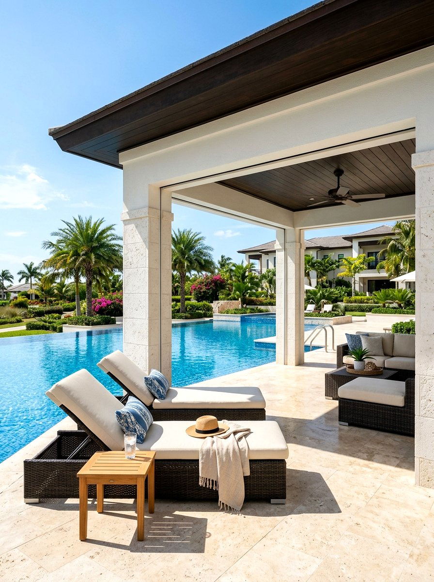 Open Air Pool House - 30 pool house decor ideas