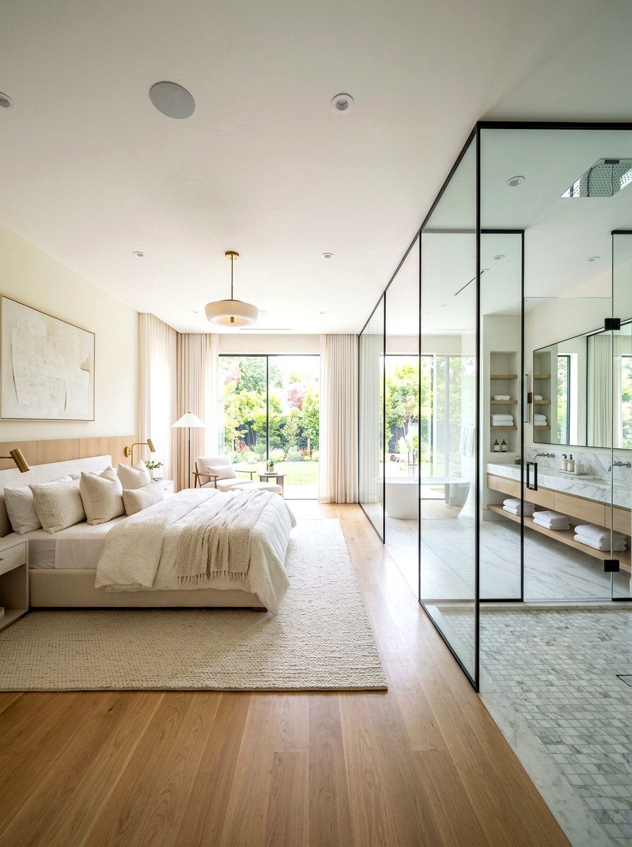 Open Concept Bedroom - 30 light and airy bedroom ideas