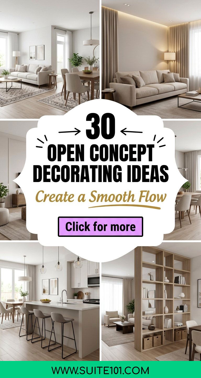 Open Concept Decorating Ideas 30 Smart Tricks for Smooth Flow - Open Concept Decorating Ideas: 30 Smart Tricks for Smooth Flow