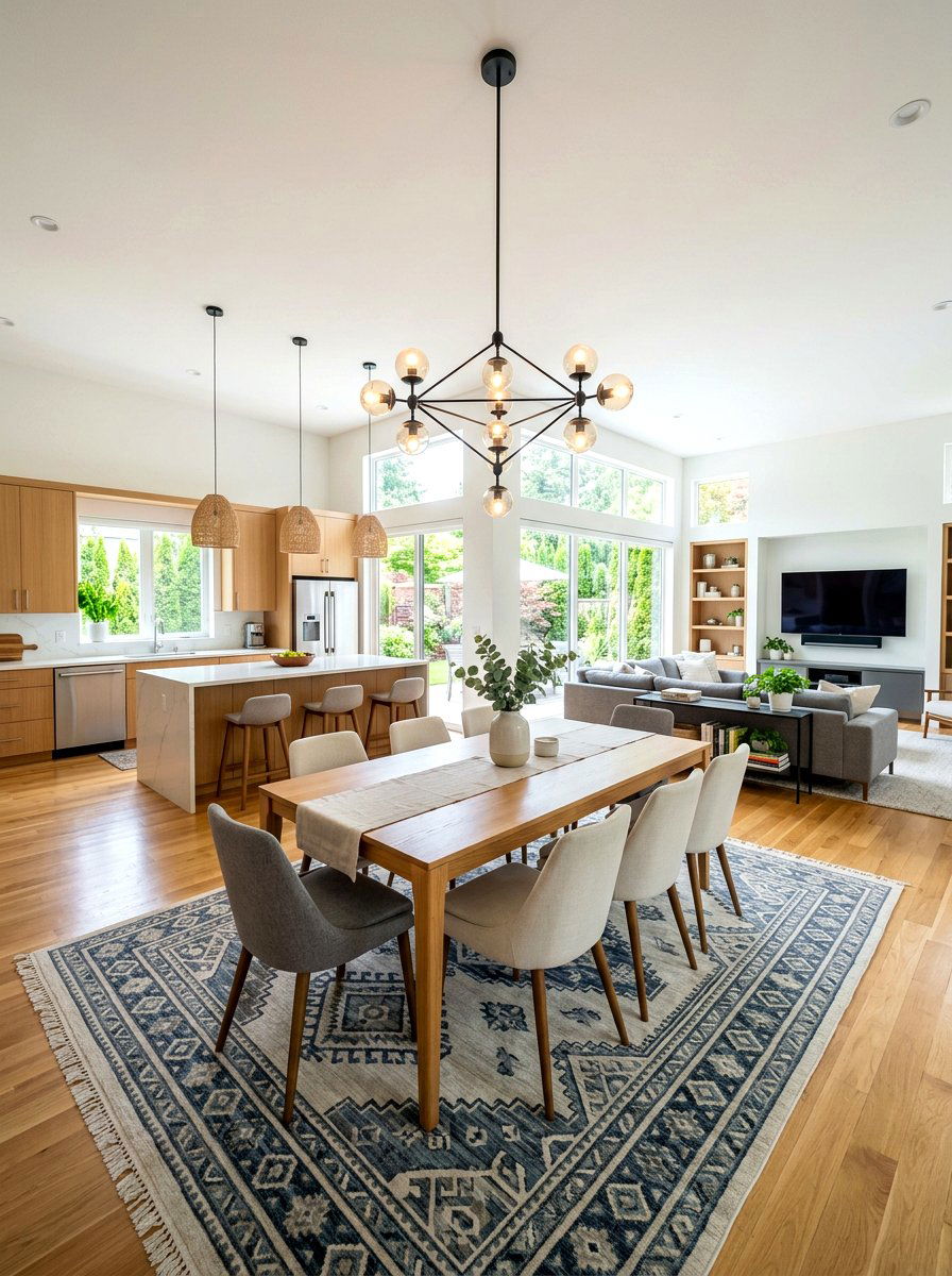 Open Concept Dining Room - 30 dining room ideas
