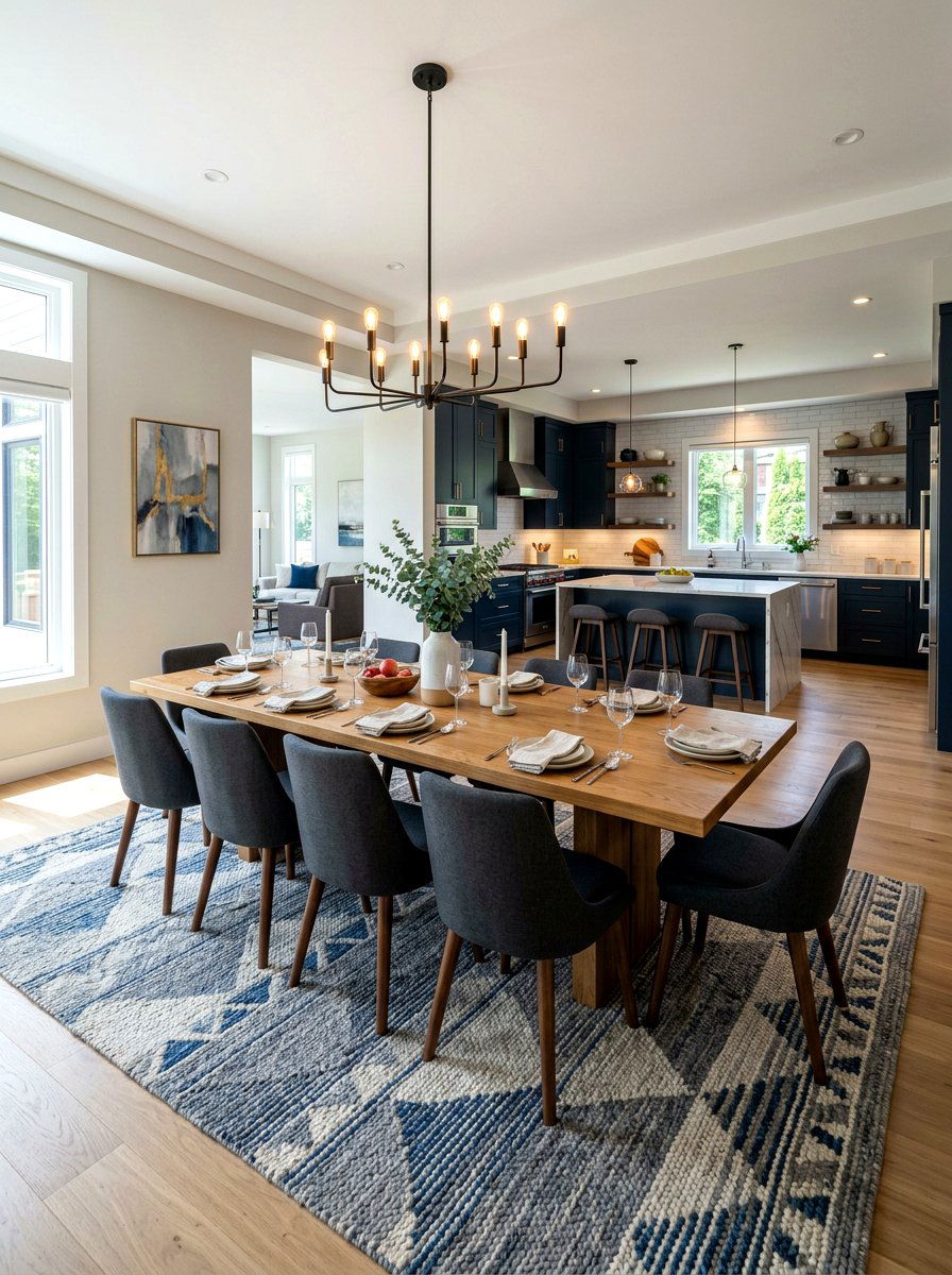 Open Concept Dining Room - 30 elegant dining room ideas