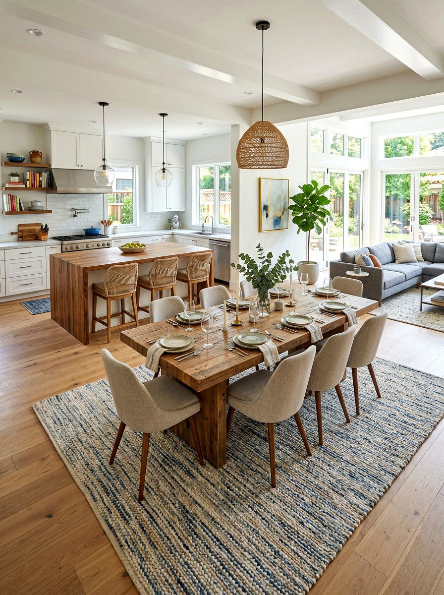 Open Concept Dining Room - 30 modern dining room ideas