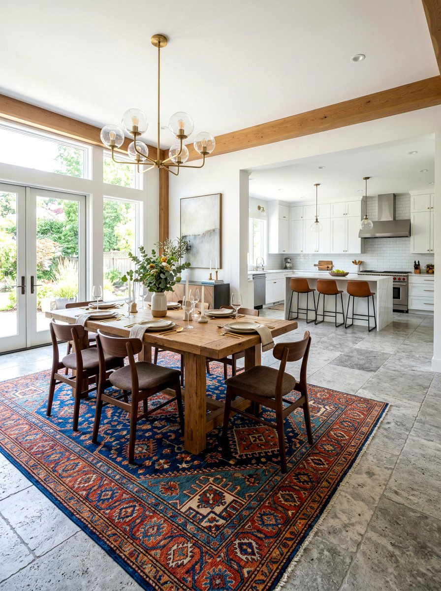Open Concept Dining Room - 30 Tuscan supper room ideas