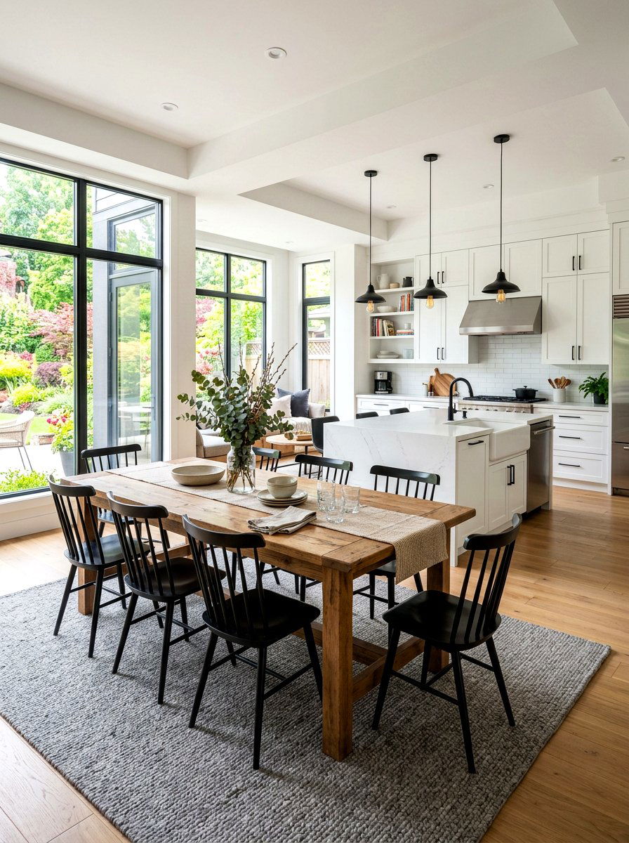 Open Concept Kitchen Dining - 30 kitchen dining combo ideas