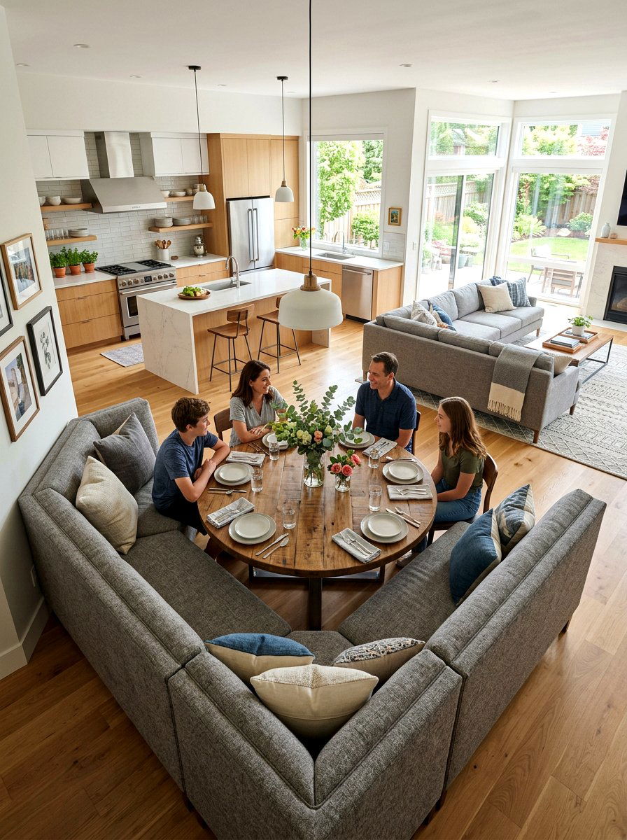 Open Concept Kitchen Seating - 30 breakfast banquette kitchen ideas