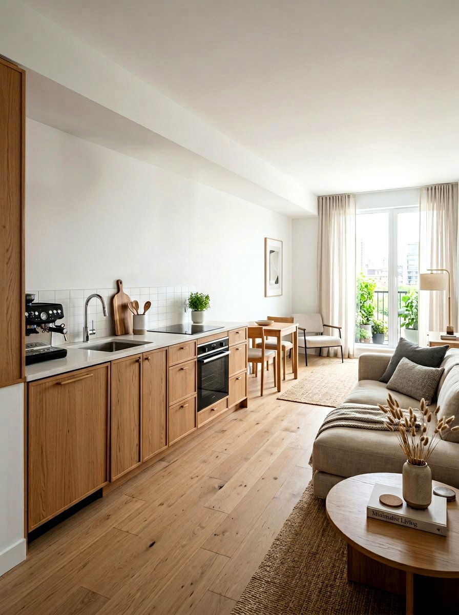 Open Concept Kitchenette - 30 studio kitchenette ideas