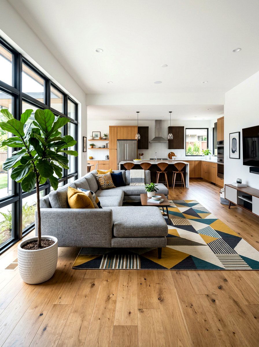 Open Concept Living Area - 30 cozy family room ideas