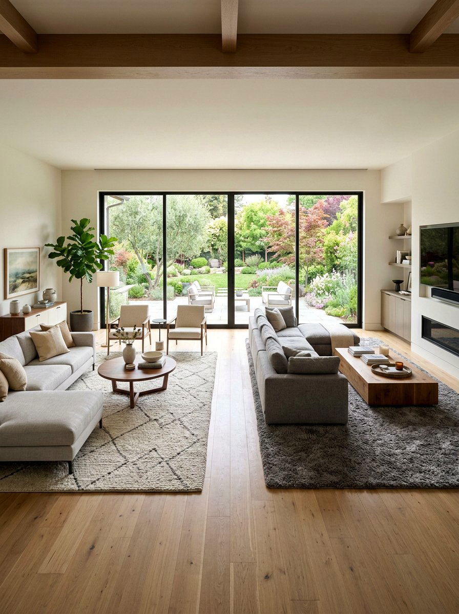 Open Concept Living Room - 30 European villa living room ideas