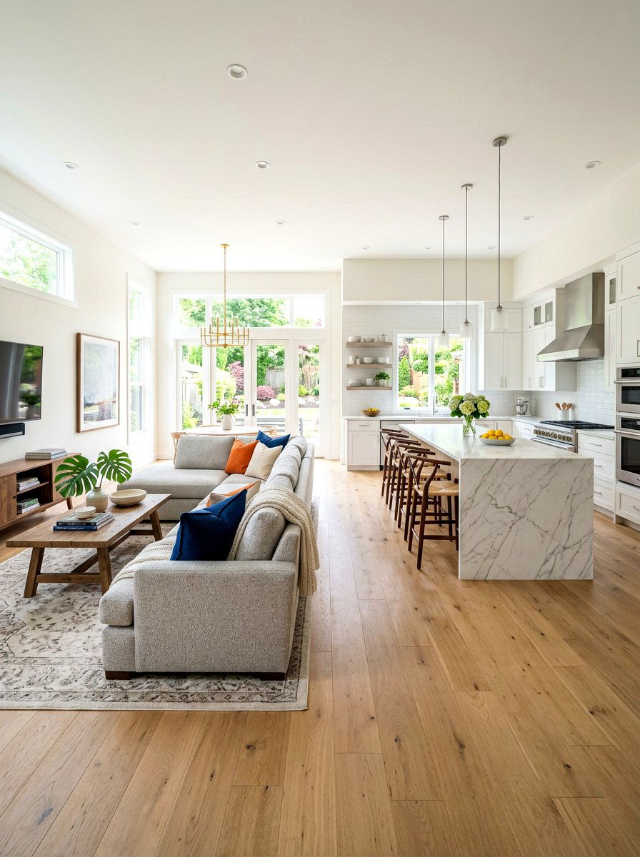 Open Concept Living Room - 30 Nancy Meyers living room ideas