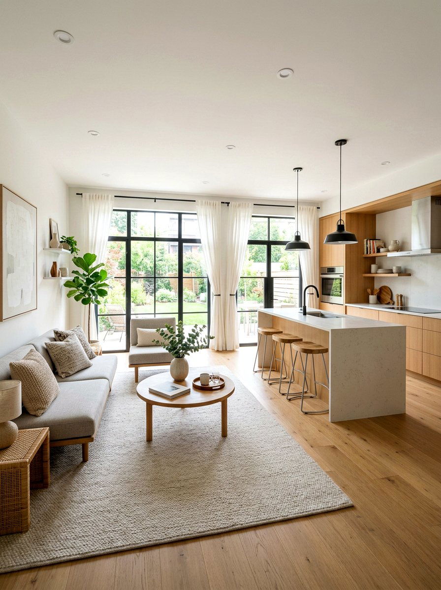 Open Concept Living Room - 30 small space living room ideas