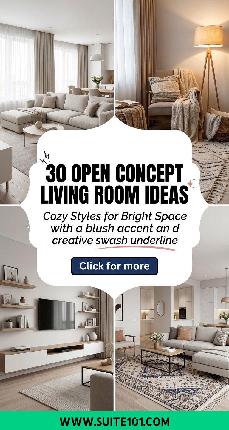 Open Concept Living Room Ideas 30 Cozy Styles for a Bright Space - Open Concept Living Room Ideas: 30 Cozy Styles for a Bright Space