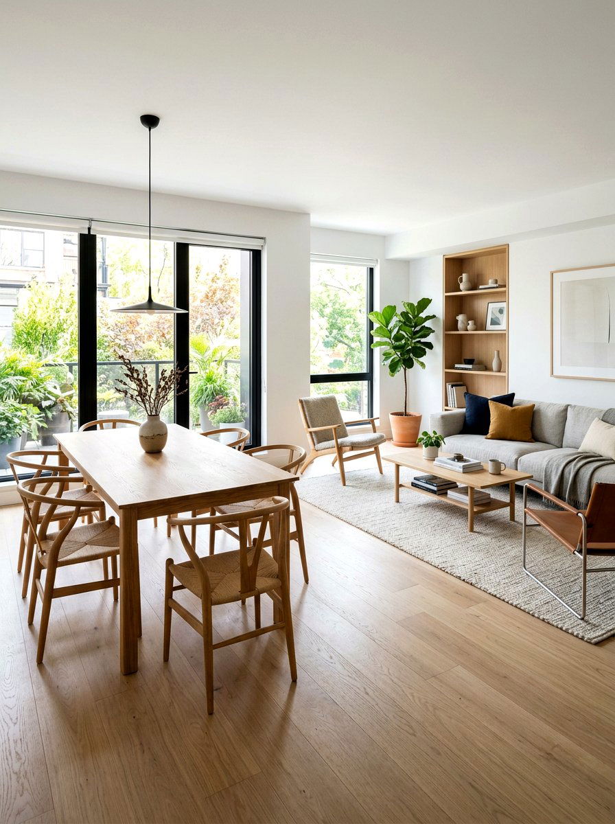Open Concept Living - 30 Scandinavian home ideas