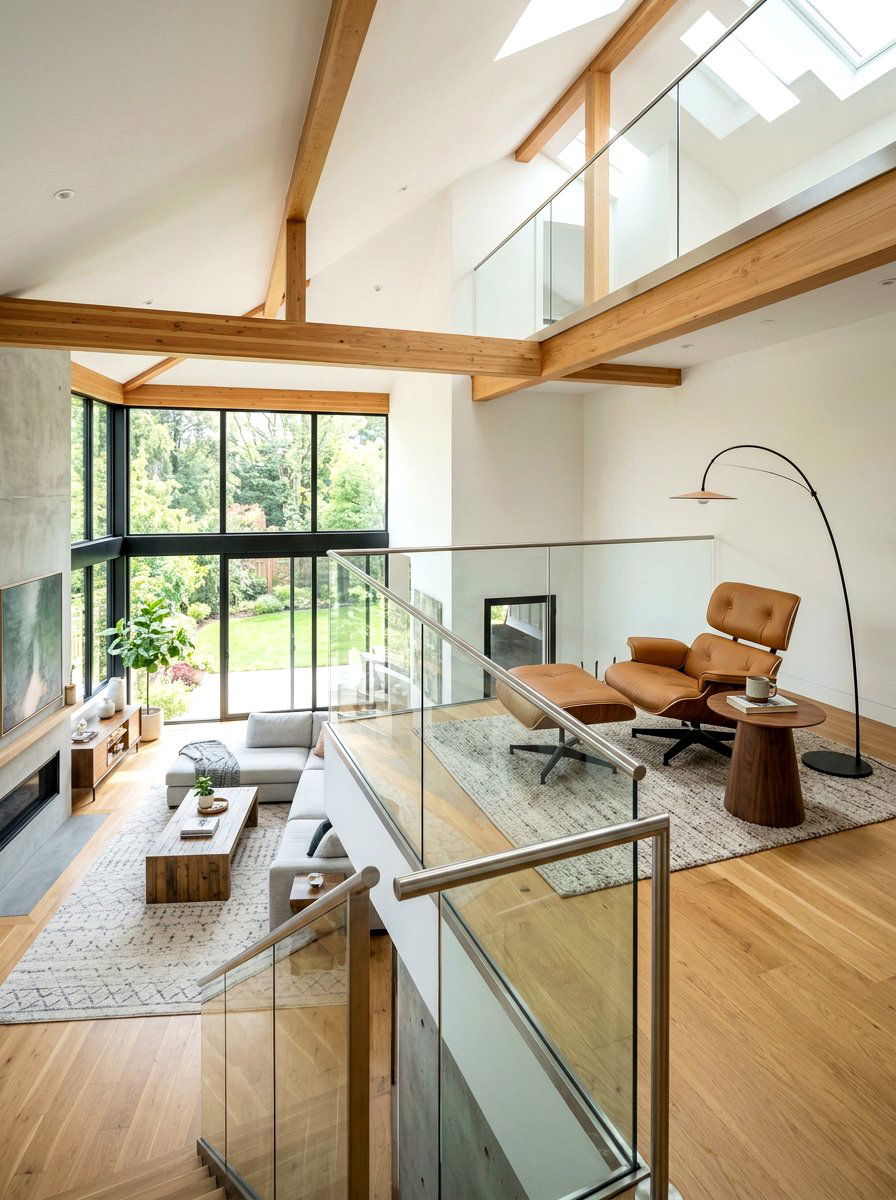 Open Concept Mezzanine - 30 upstairs loft ideas