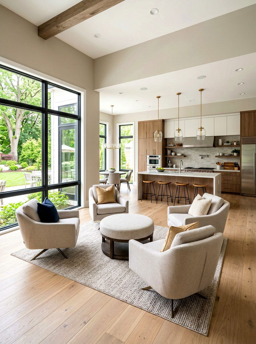 Open Concept Morning Room - 30 morning room ideas
