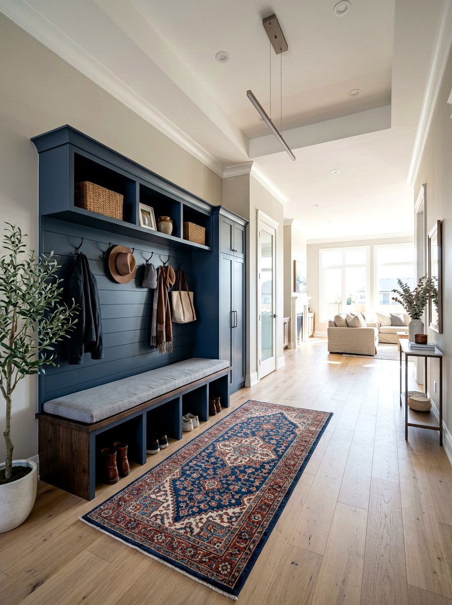 Open Concept Mudroom - 30 mudroom aesthetic ideas