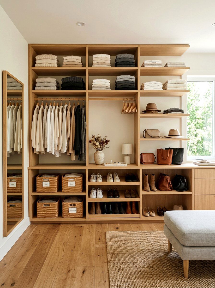 Open Concept Shelving - 30 boutique closet ideas