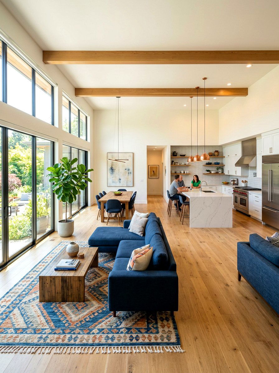 Open Concept Space - 30 trend forward living room ideas