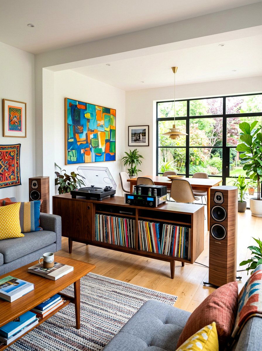 Open Concept Stereo Room - 30 listening lounge ideas