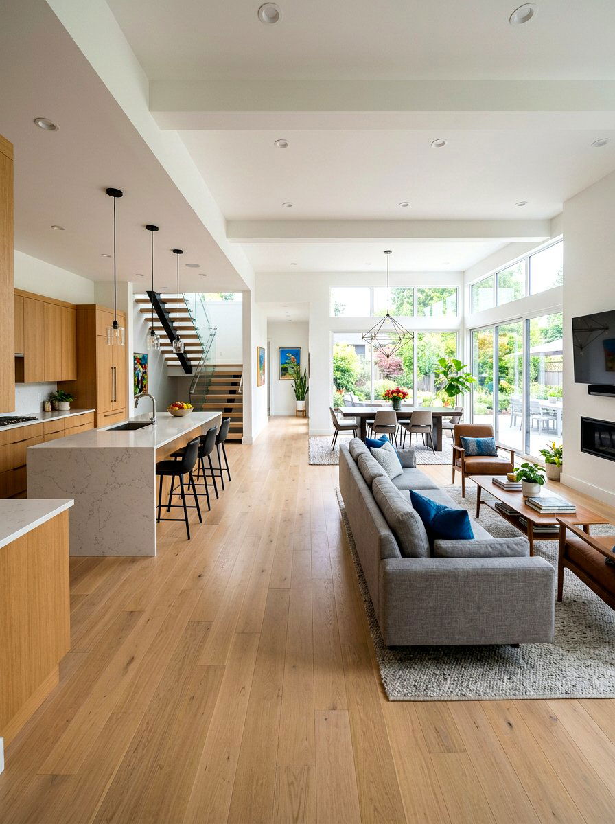 Open Concept Traffic Flow - 30 open concept decorating ideas