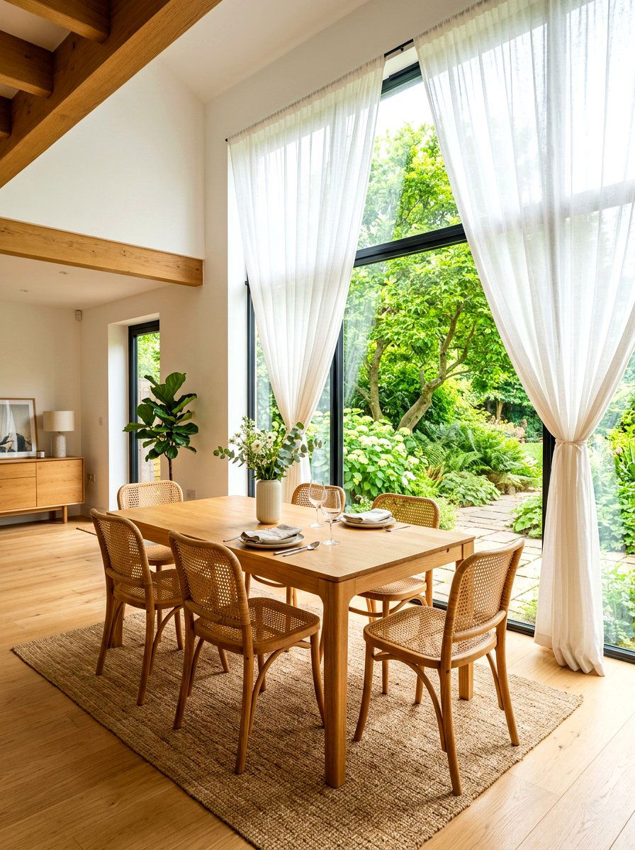 Open Dining Near Window - 30 open dining room ideas