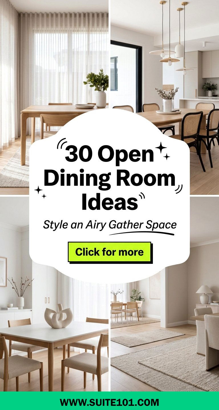 Open Dining Room Ideas 30 Ways to Style an Airy Gather Space - Open Dining Room Ideas: 30 Ways to Style an Airy Gather Space