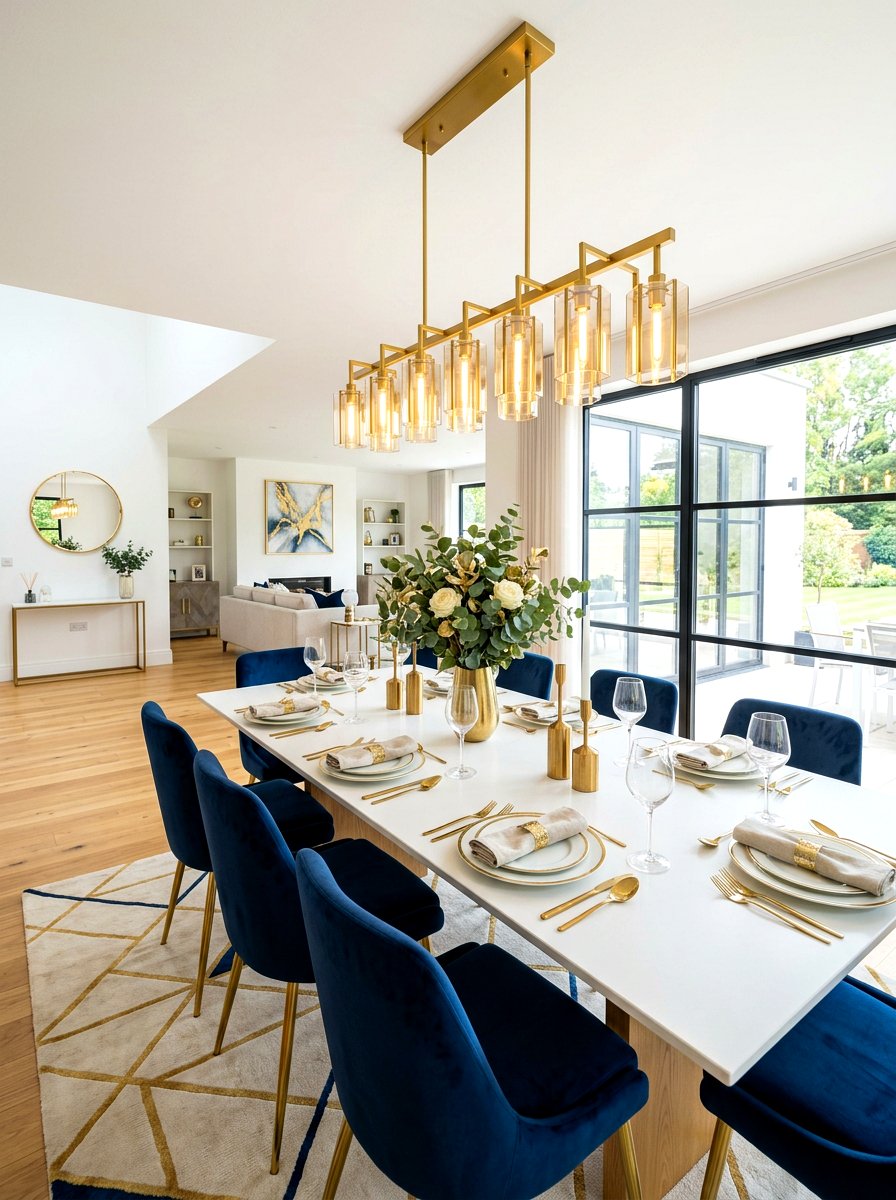 Open Dining With Chandelier - 30 open dining room ideas