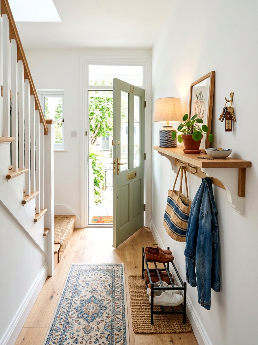Open Entryway Wall Shelf - 30 Nancy Meyers entryway ideas