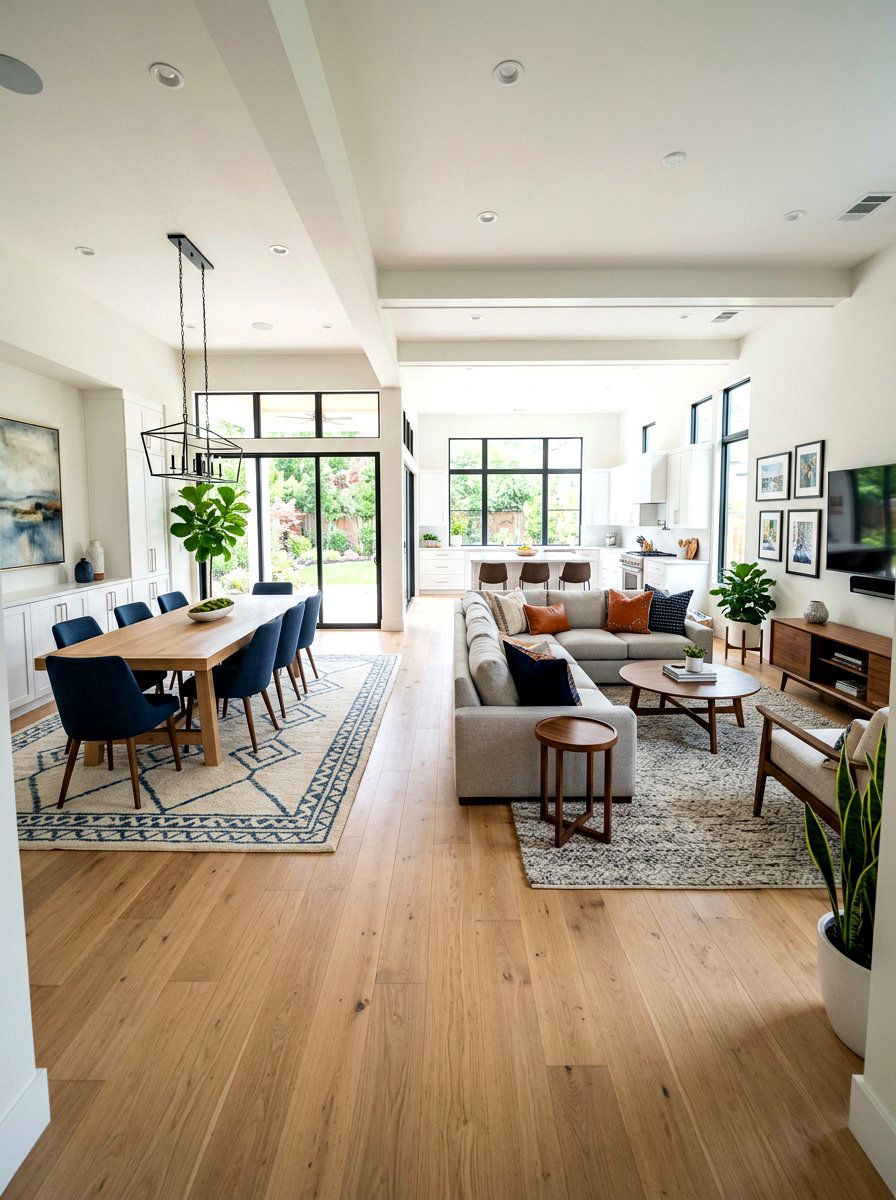 Open Floor Plan - 30 artful living room ideas