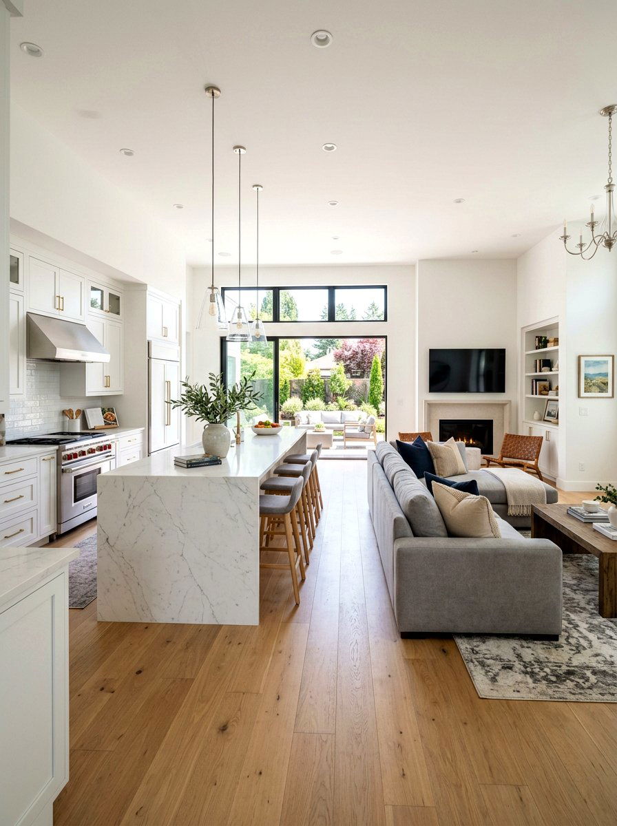 Open Floor Plan Kitchen And Great Room - 30 great room ideas