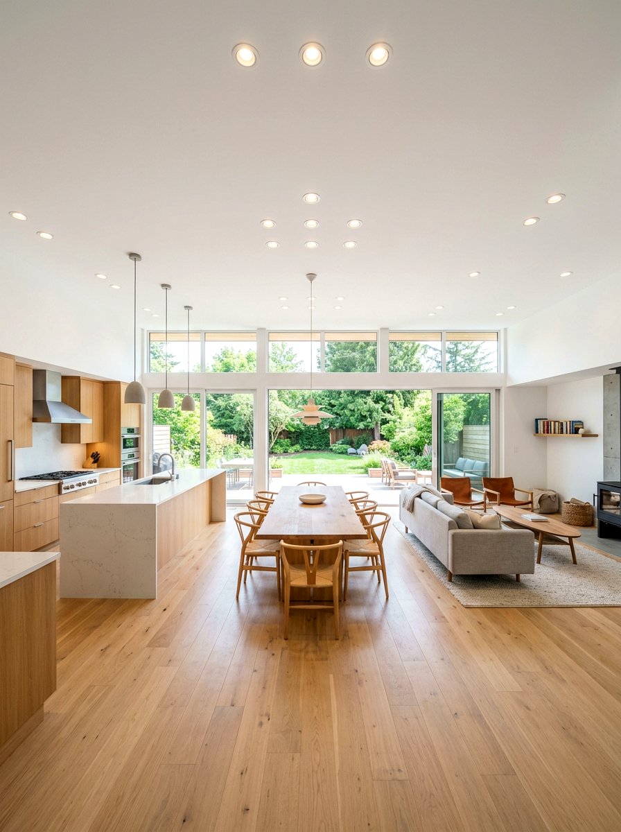 Open Floor Plan Lighting - 30 recessed lighting layout ideas