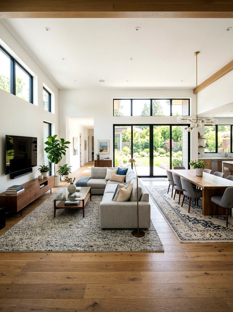 Open Floor Plan - 30 elegant living room ideas