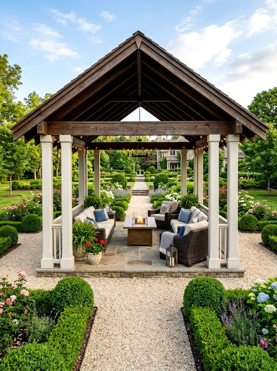 Open Garden Gazebo - 30 garden room ideas