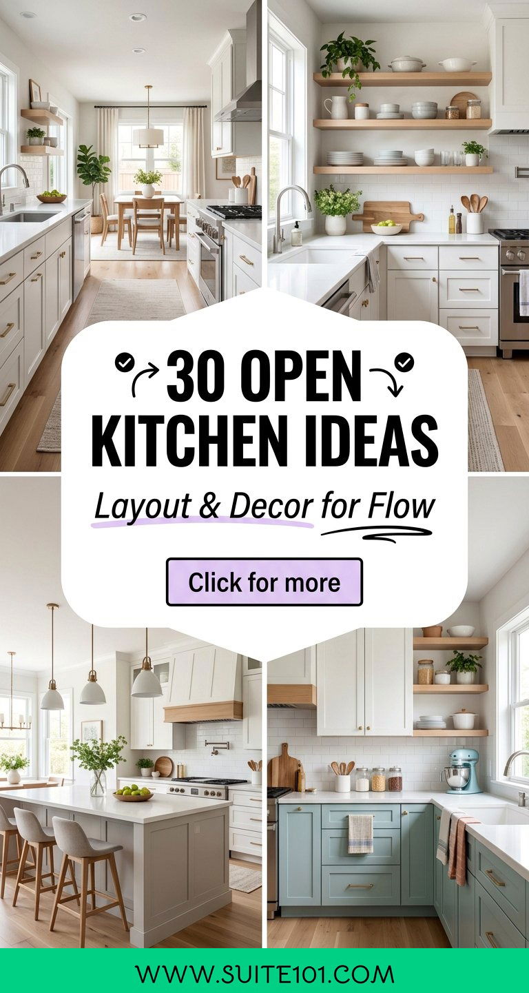 Open Kitchen Ideas 30 Layout and Decor Tips for Everyday Flow - Open Kitchen Ideas: 30 Layout and Decor Tips for Everyday Flow