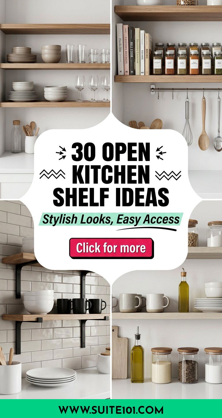 Open Kitchen Shelf Ideas 30 Stylish Looks for Easy Access - Open Kitchen Shelf Ideas: 30 Stylish Looks for Easy Access