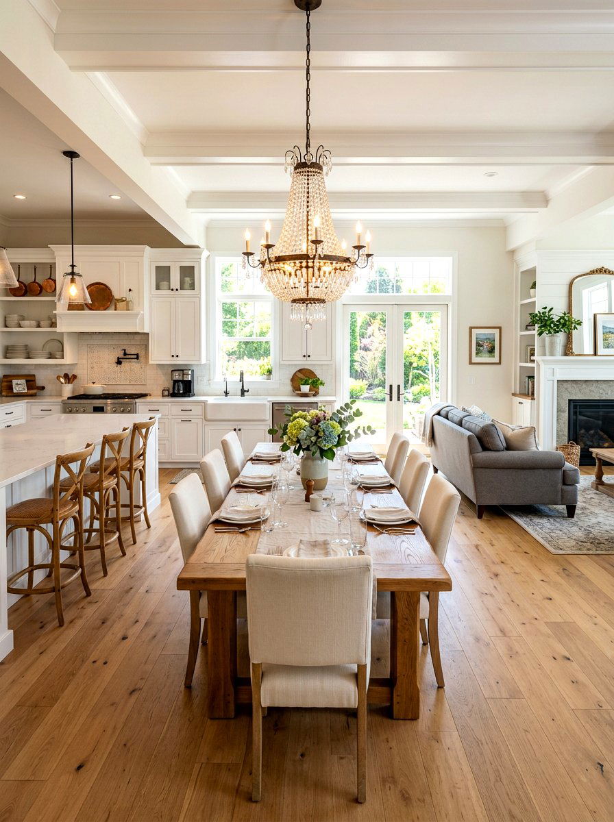 Open Kitchen With Dining Area - 30 open kitchen ideas