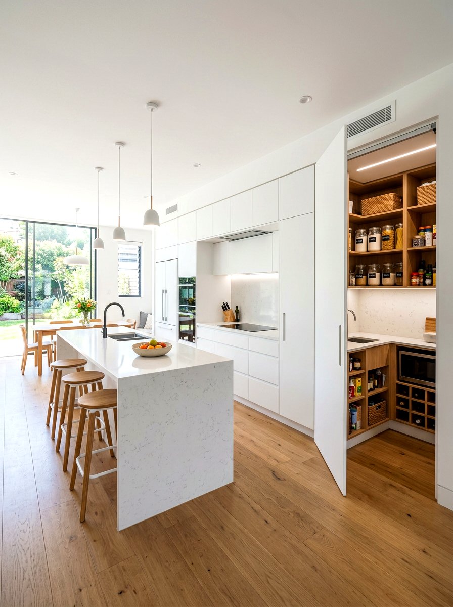 Open Kitchen With Pantry - 30 open kitchen ideas