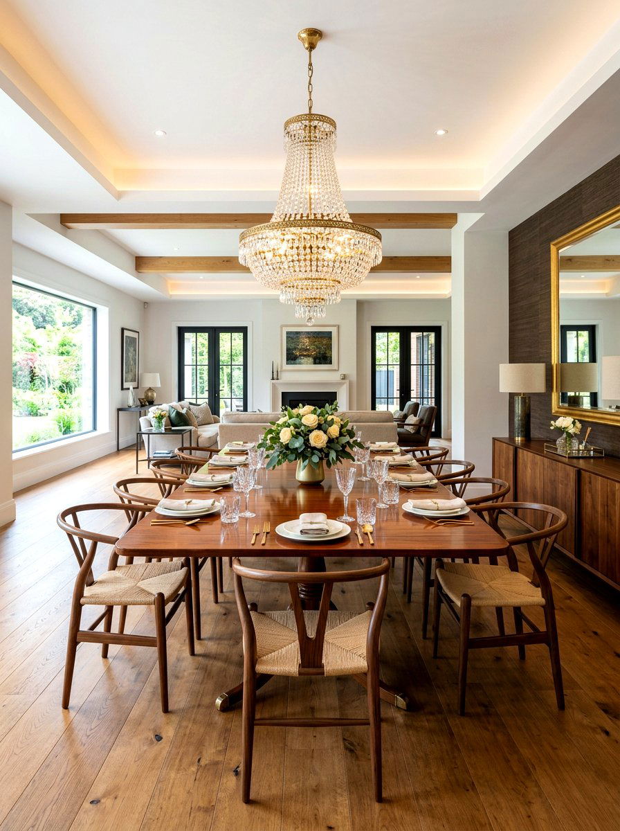 Open Plan Dining - 30 camera ready home styling ideas
