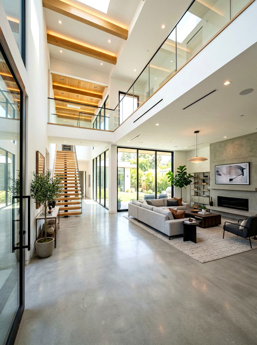 Open Plan Double Height - 30 double height foyer ideas