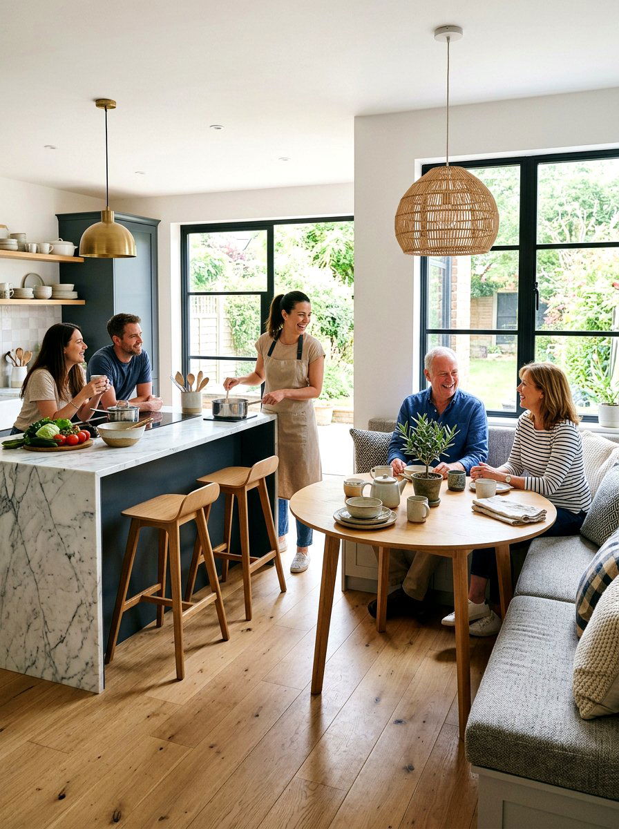 Open Plan Kitchen Nook - 30 kitchen nook ideas