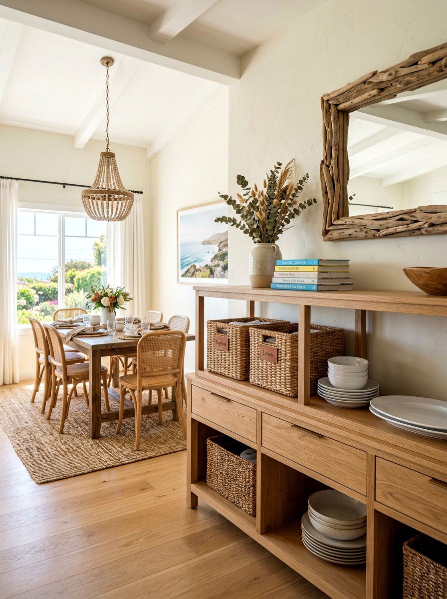 Open Shelf Sideboard - 30 sideboard dining room ideas