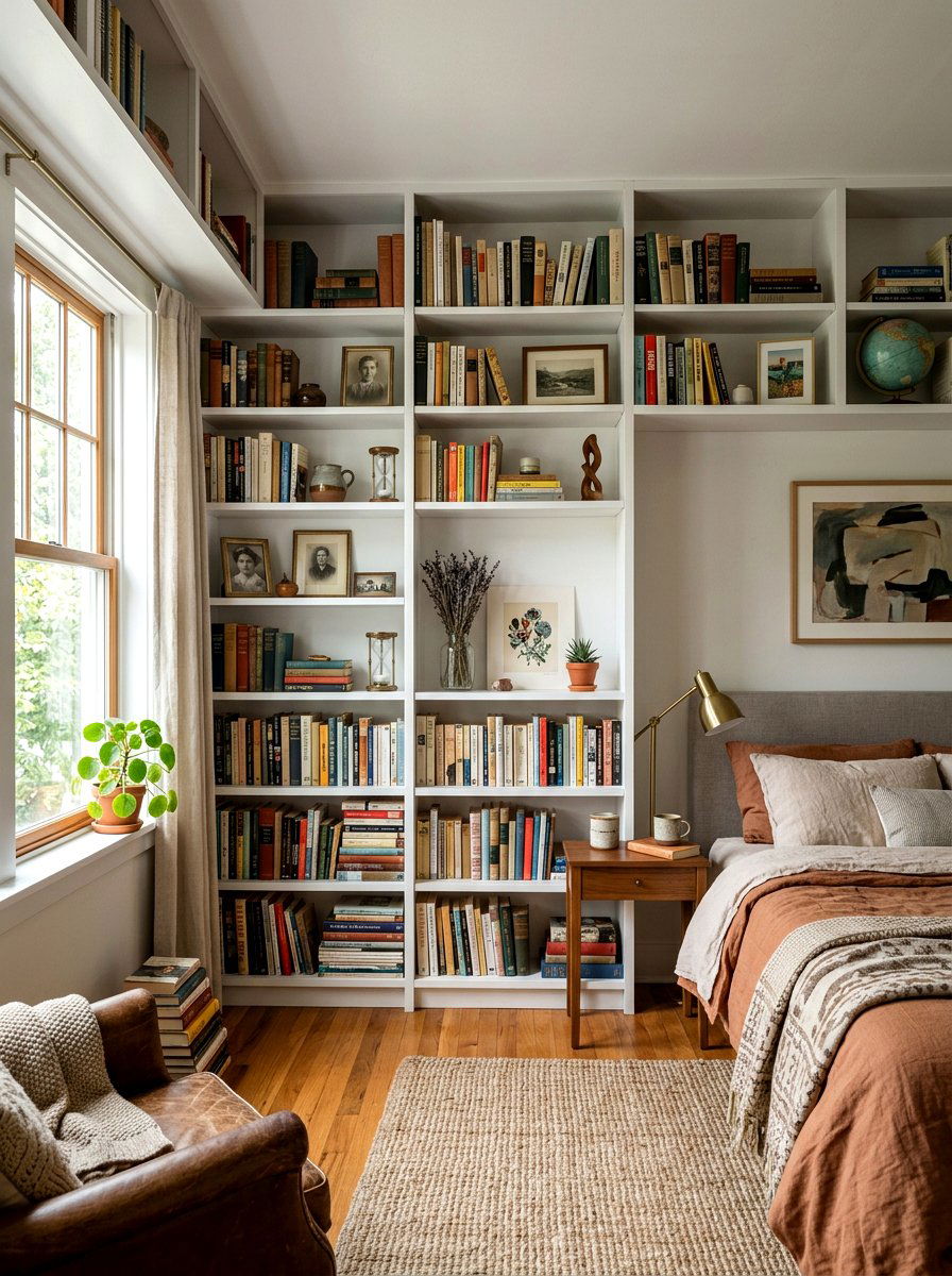 Open Shelving - 30 Nancy Meyers bedroom ideas