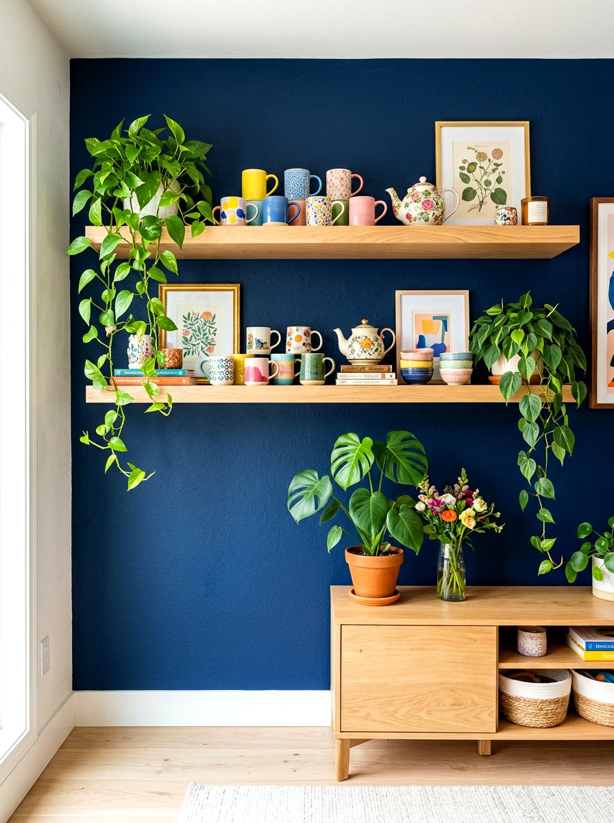 Open Shelving Decor - 30 maximalist kitchen ideas