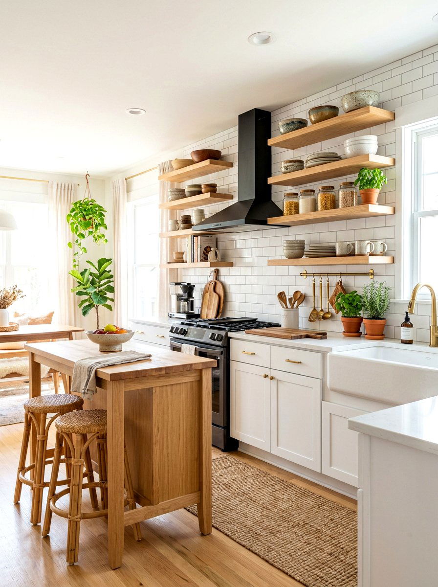 Open Shelving Kitchen - 30 modern kitchen ideas
