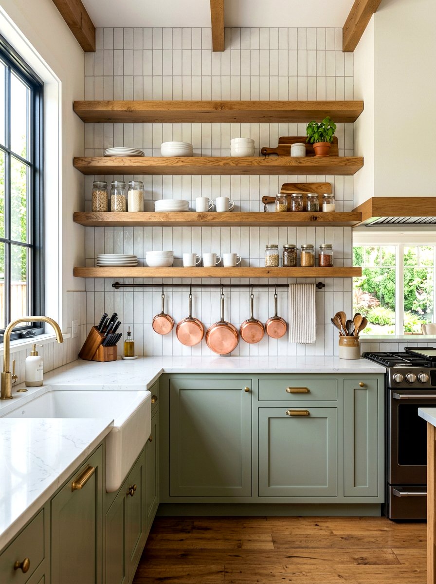 Open Shelving Kitchen Cabinets - 30 kitchen cabinet ideas