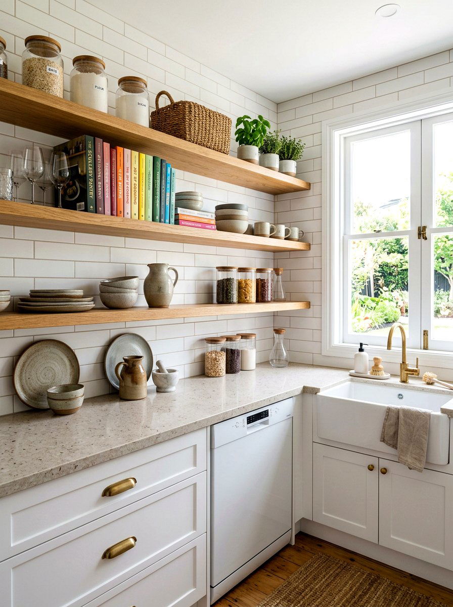 Open Shelving Scullery - 30 scullery aesthetic ideas