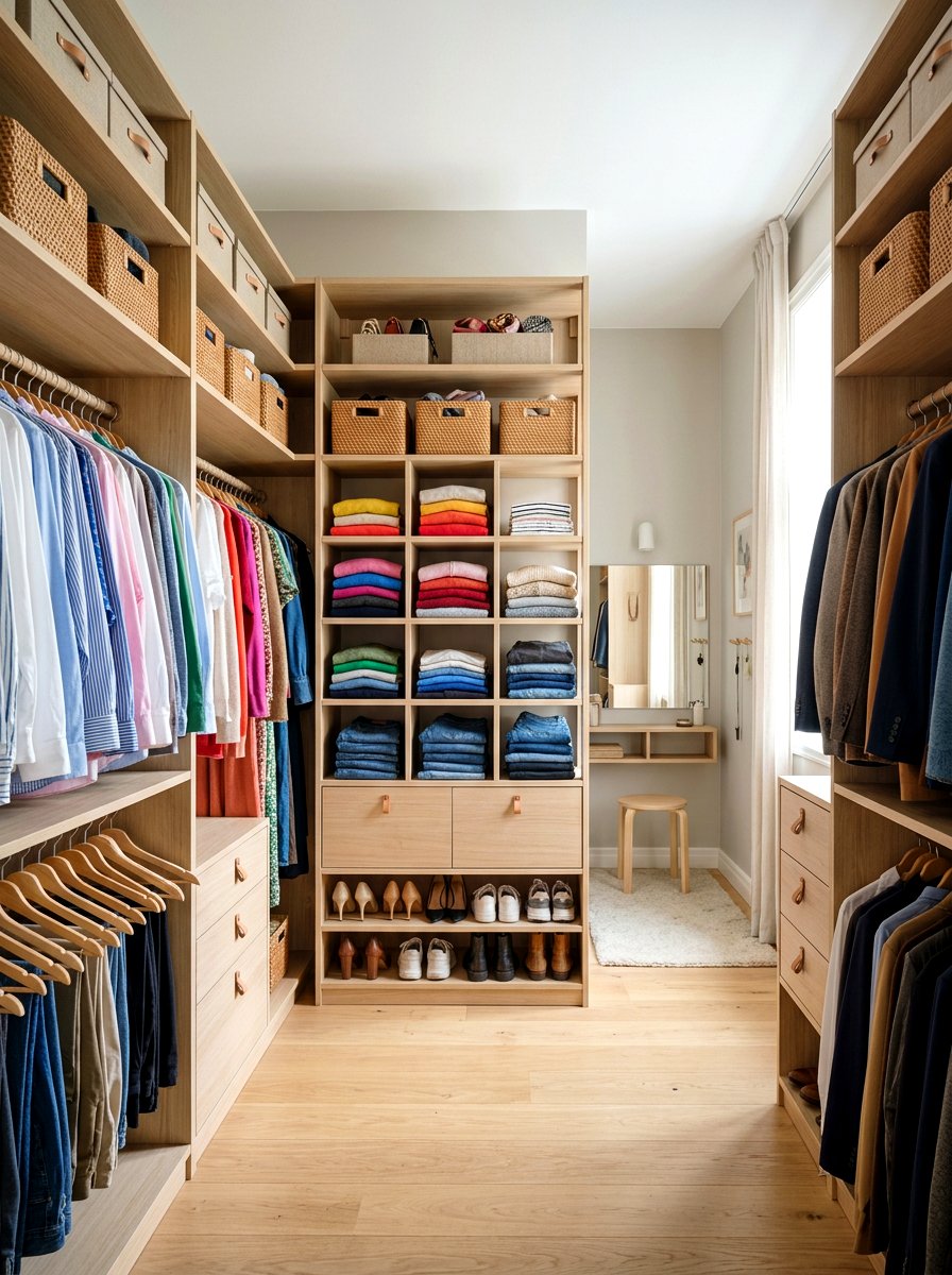 Open Shelving Walk In Closet - 30 walk in closet ideas
