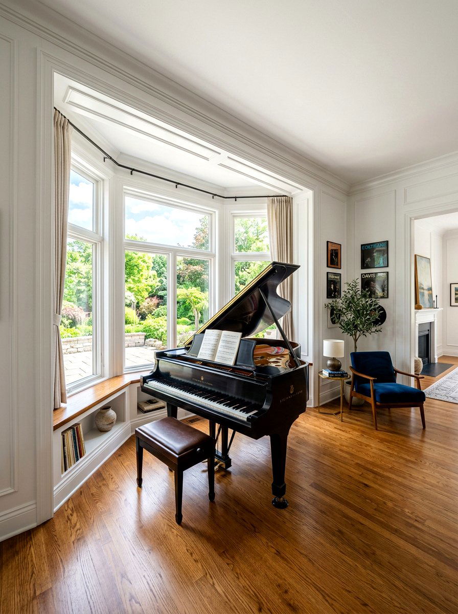 Open concept bay window - 30 bay window ideas