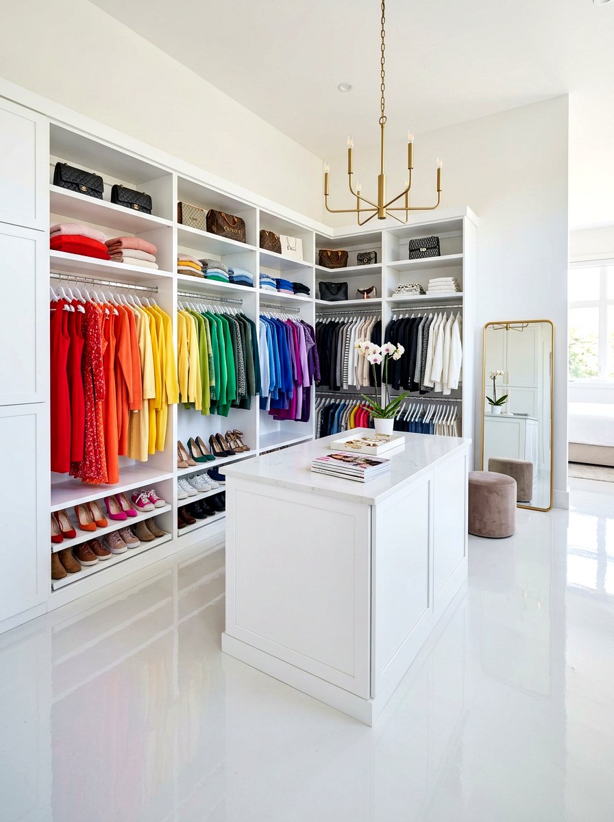 Open concept boutique closet - 30 glam closet ideas